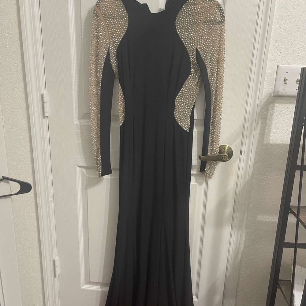 Black long dress